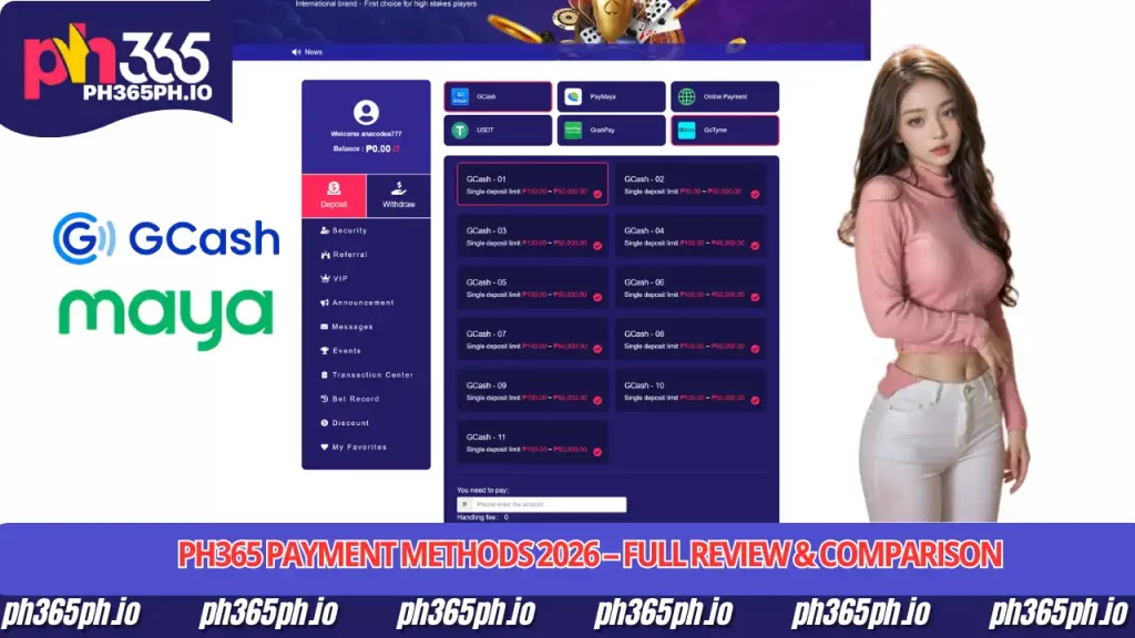 PH365 Payment Methods 2026 - Full Review & Comparison 1 PH365 Payment Methods 2026 - Full Review & Comparison